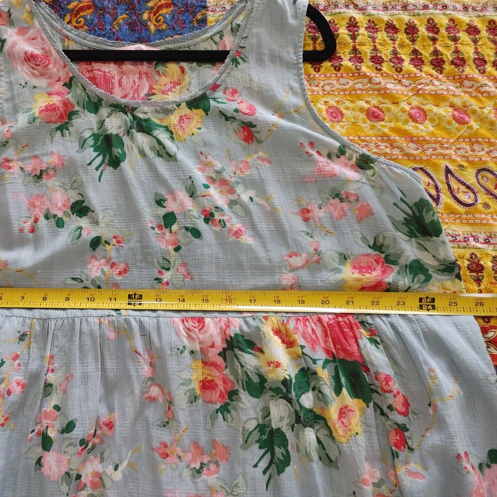 Gorgeous, romantic, lace-trimmed April Cornell dress - Picture 3 of 7